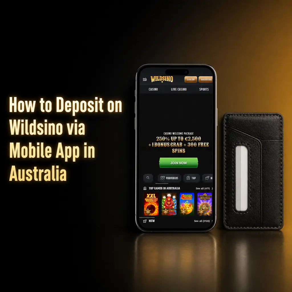 How to Deposit on Wildsino via Mobile App in Australia