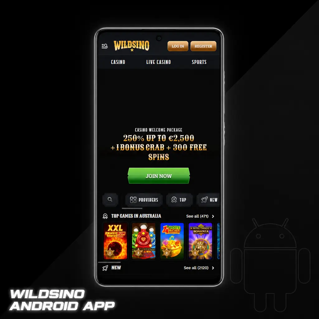 Wildsino Android App download guide