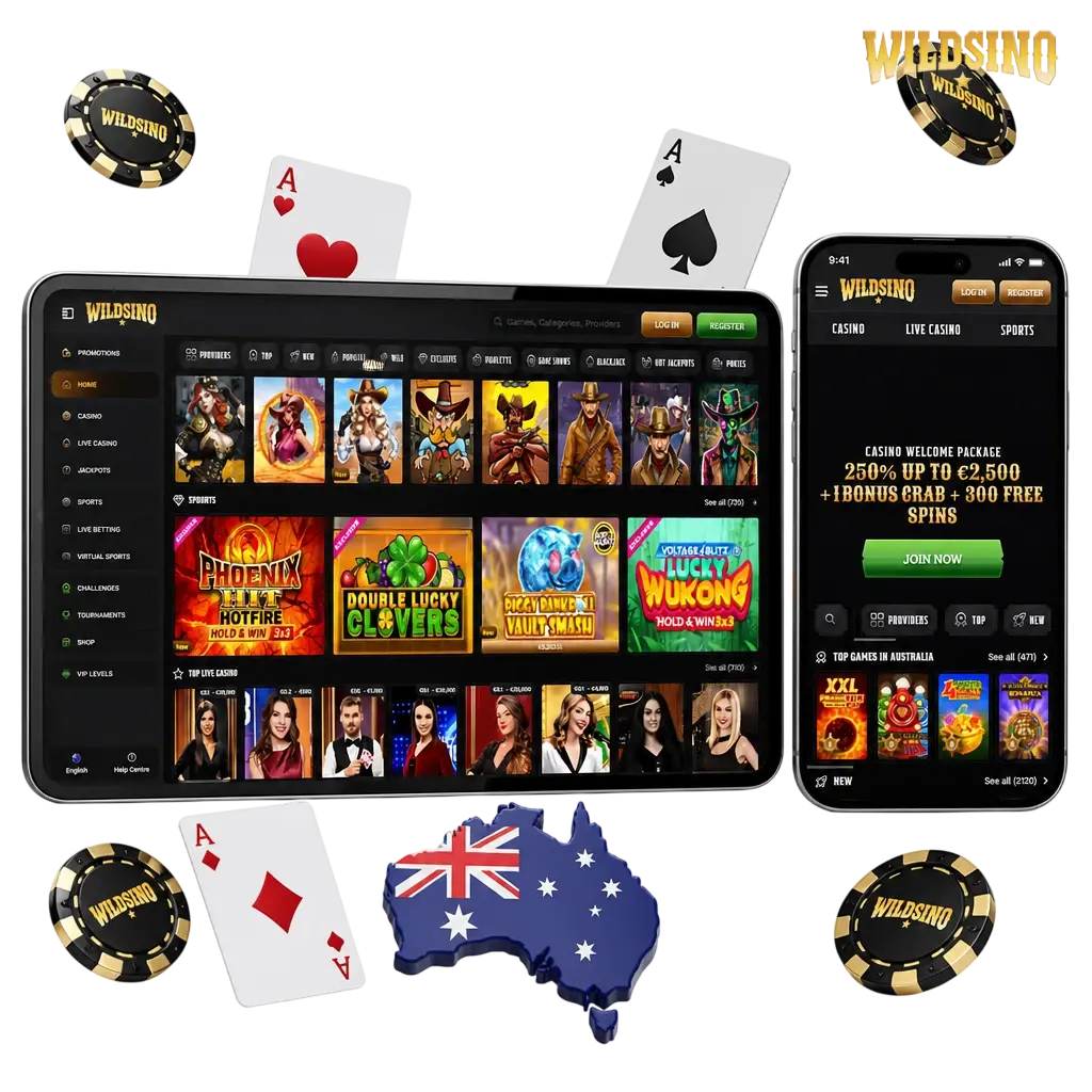 Wildsino Australia official website for sports betting and online casino