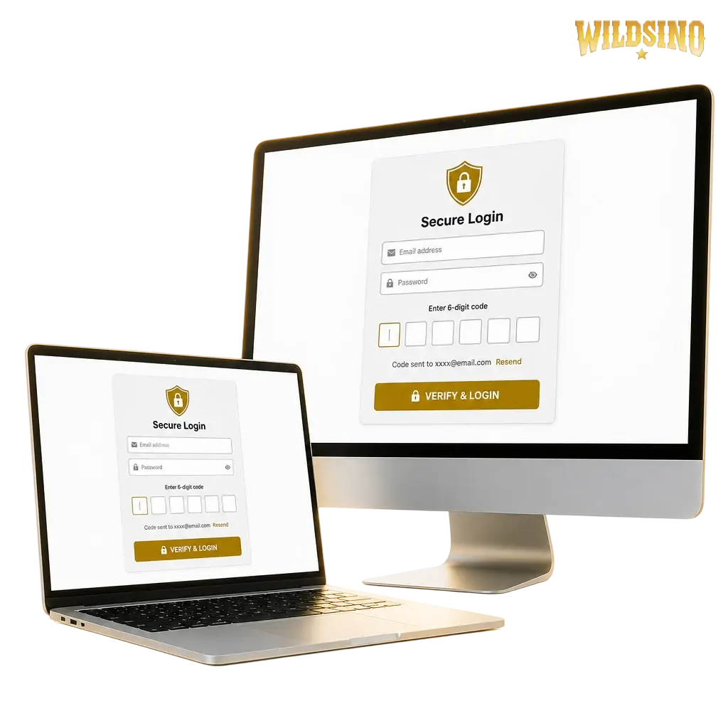 Wildsino login page for Australia users
